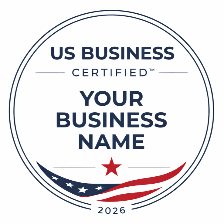 US Business Certified Seal